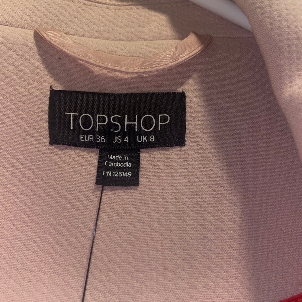 Topshop Pink Duster - Picture 3 of 4